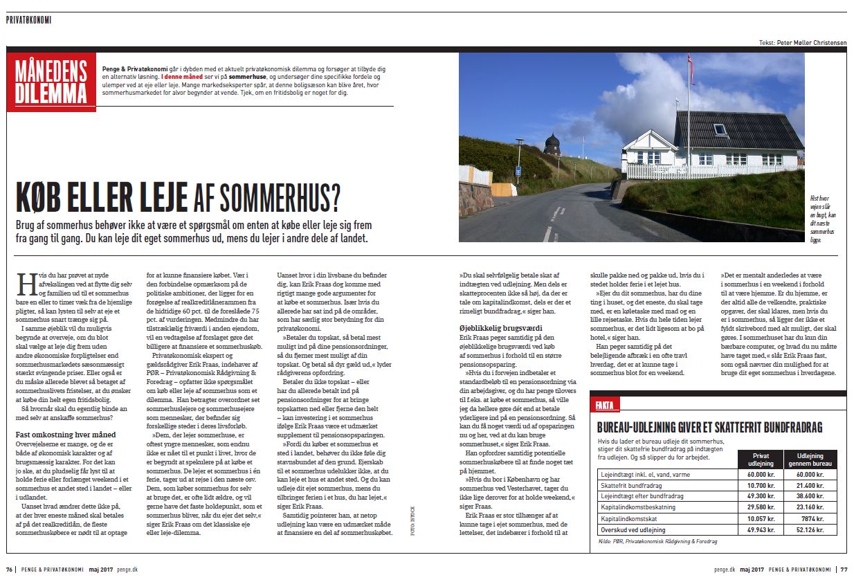 Artikel i Penge og Privatøkonomi