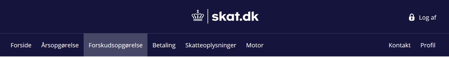 SKAT - Ret din forskudsopgørelse, tjek din forskudsopgørelse
